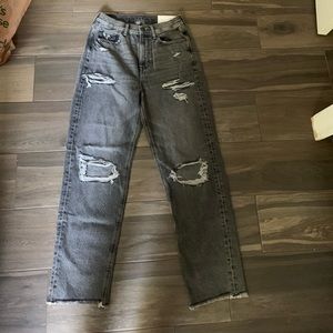 NWT American Eagle Highest Rise Distressed Boyfriend Jeans